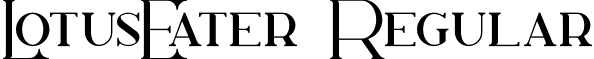 LotusEater Regular font - Lotuseater-d9A46.otf