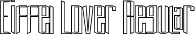 Eiffel Lover Regular font - EiffelLover-BWBK8.ttf