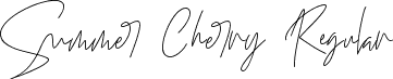 Summer Cherry Regular font - SummerCherry-nRxP0.ttf