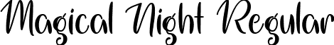 Magical Night Regular font - MagicalNightRegular-0WWOz.ttf