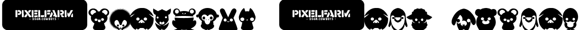 Pixelfarm Pets united font - PxlfrmPets.ttf