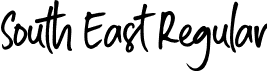 South East Regular font - SouthEast-ALL8g.otf