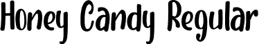 Honey Candy Regular font - Honey Candy.ttf