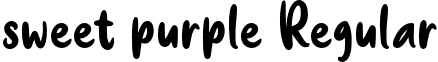 sweet purple Regular font - sweet purple.otf