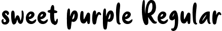 sweet purple Regular font - sweet purple.ttf
