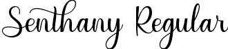 Senthany Regular font - Senthany.ttf