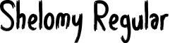 Shelomy Regular font - Shelomy.ttf