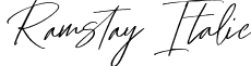 Ramstay Italic font - Ramstay italic.ttf