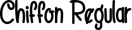 Chiffon Regular font - Chiffon.ttf