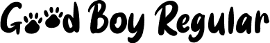 Good boy Regular font - GoodBoy-ZVJrl.ttf