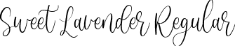 Sweet Lavender Regular font - SweetLavender-eZ2lp.ttf