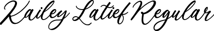 Kailey Latief Regular font - KaileyLatief-7BjRD.ttf