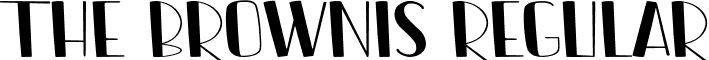 The Brownis Regular font - TheBrownis-ZVJ7K.otf