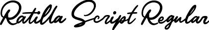 Ratilla Script Regular font - Ratilla Script.otf