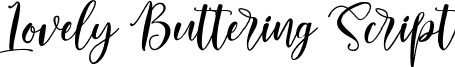 Lovely Buttering Script font - Lovely Buttering TTF.ttf
