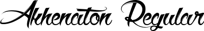 Akhenaton Regular font - Akhenaton.ttf