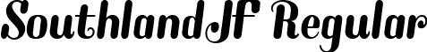 SouthlandJF Regular font - design.jasonwalcott.Southland JF.ttf