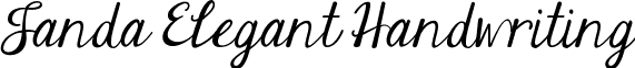 Janda Elegant Handwriting font - JandaElegantHandwriting.ttf