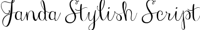 Janda Stylish Script font - JandaStylishScript.ttf