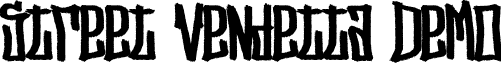 Street Vendetta Demo font - Street Vendetta (Demo).OTF