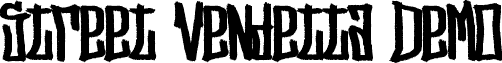 Street Vendetta Demo font - Street Vendetta (Demo).ttf