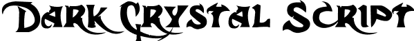 Dark Crystal Script font - design.collection1.dc_s.ttf