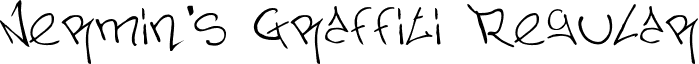 Nermin's Graffiti Regular font - Nermins Graffiti.ttf