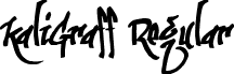 kaliGraff Regular font - KGRAFTRIAL.ttf