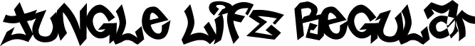 Jungle LIFE Regular font - Jungle LIFE.ttf