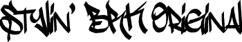 Stylin' BRK Original font - Stylin BRK.otf