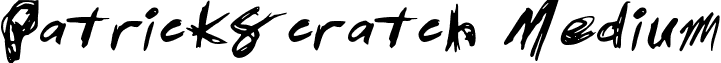 PatrickScratch Medium font - PatrickScratch.ttf