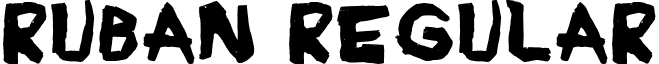 Ruban Regular font - Ruban.ttf