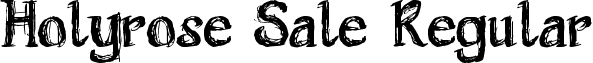 Holyrose Sale Regular font - Script-Gribouillon.ttf