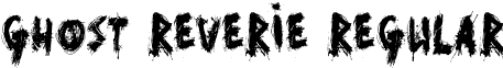 Ghost Reverie Regular font - Ghost Reverie.ttf