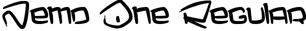 Nemo One Regular font - Nemo One.ttf