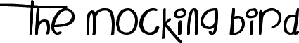 The Mocking Bird font - The Mocking Bird.ttf