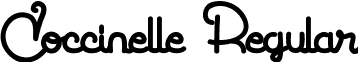 Coccinelle Regular font - Coccinelle.ttf