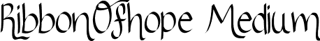 RibbonOfhope Medium font - RibbonOfhope.ttf