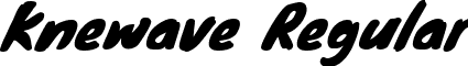 Knewave Regular font - knewave.ttf