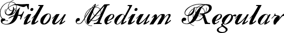 Filou Medium Regular font - FILOM___.TTF