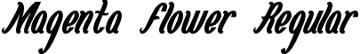 Magenta Flower Regular font - Magenta Flower.ttf