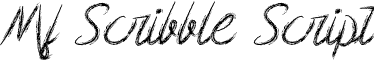 Mf Scribble Script font - Mf Scribble Script.ttf