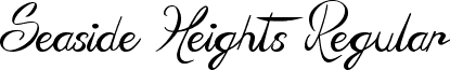 Seaside Heights Regular font - Seaside Heights.ttf