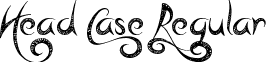 Head Case Regular font - Head Case.ttf