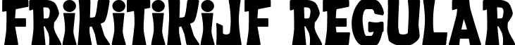 FrikiTikiJF Regular font - design.jasonwalcott.Friki Tiki JF.ttf
