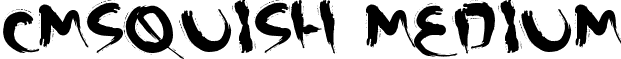 CMSquish Medium font - CMSquish.ttf