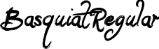 Basquiat Regular font - Basquiat.otf