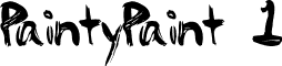 PaintyPaint 1 font - PAINP___.TTF