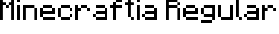 Minecraftia Regular font - Minecraftia-Regular.ttf