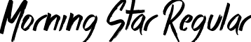 Morning Star Regular font - Morning Star.ttf